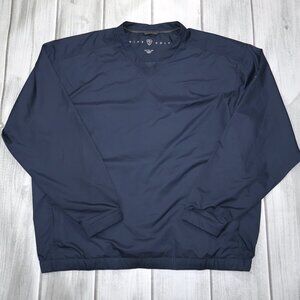 Nike Golf Pullover Windbreaker Jacket Men's XL V Neck Pullover Clima-Fit